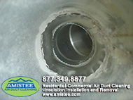 water damage duct