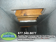 ducts after cleaning