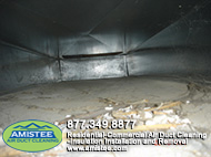water damage duct